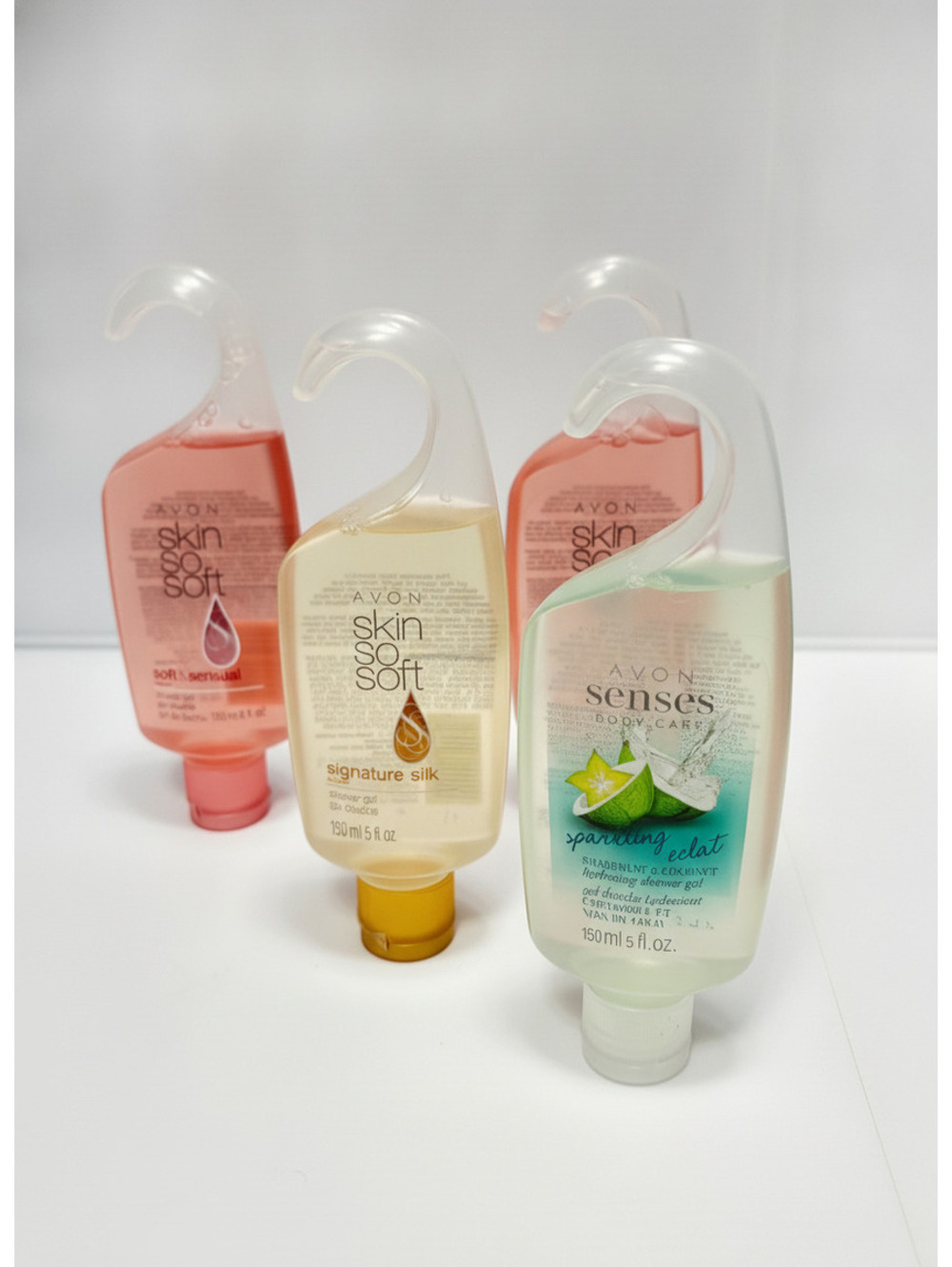 Avon Skin So Soft and Senses Hydrating Shower Gel Set 150ml - 4Pcs